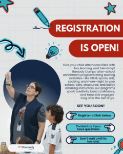 Baroody Camp registration is comming soon