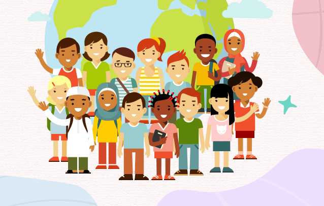 For multicultural night May 29th; image of multicultural children.