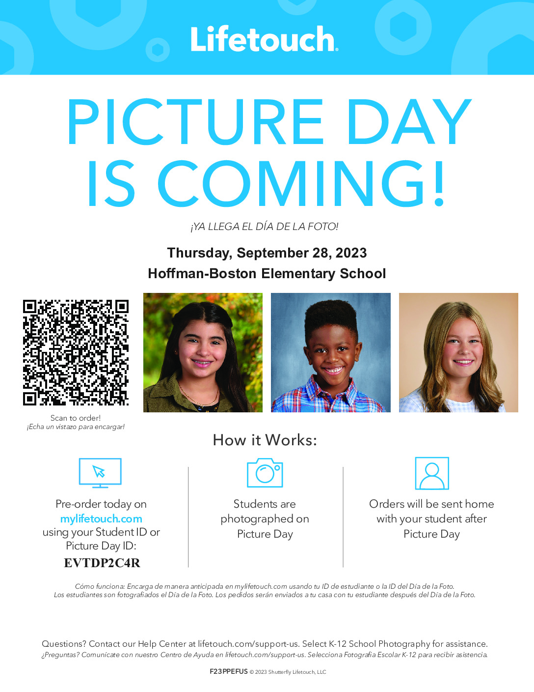 Fall Picture Day is September 28th