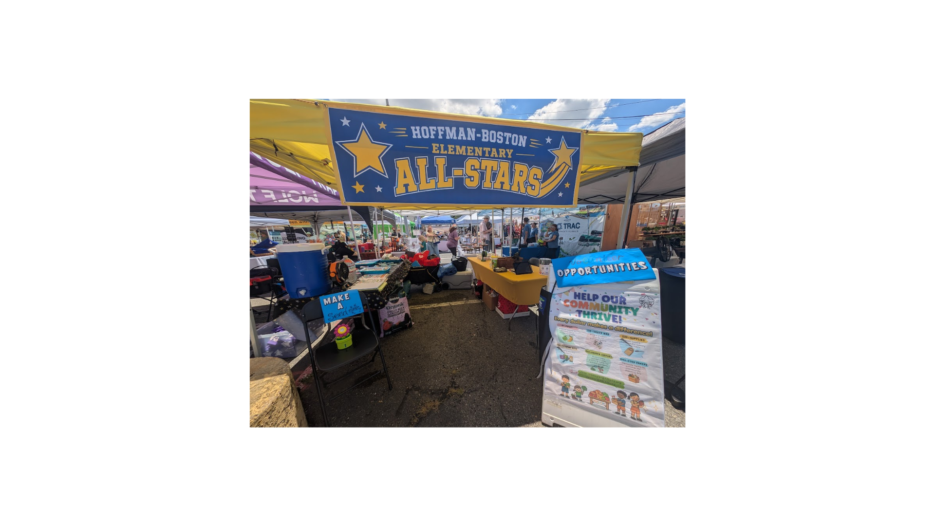 All-Stars PTA table at a community fair